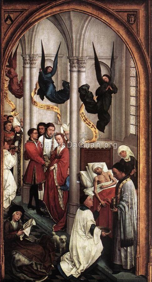 Seven Sacraments Altarpiece-Right Wing - 罗吉尔·凡·德·韦登